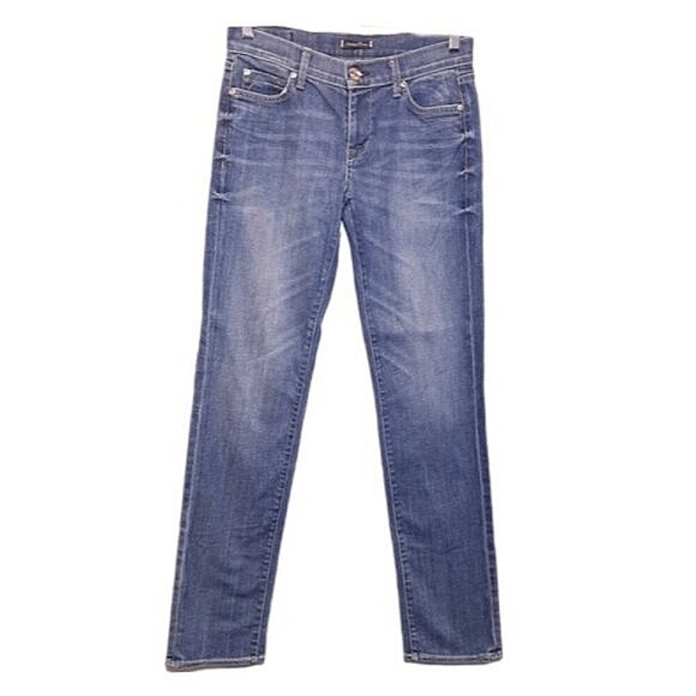 Fidelity Rocco Straight Jeans Blue Opal Vintage Wash Slim Stretch Denim Size 24
